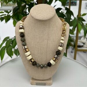 Stella & Dot Brown Rope Necklace